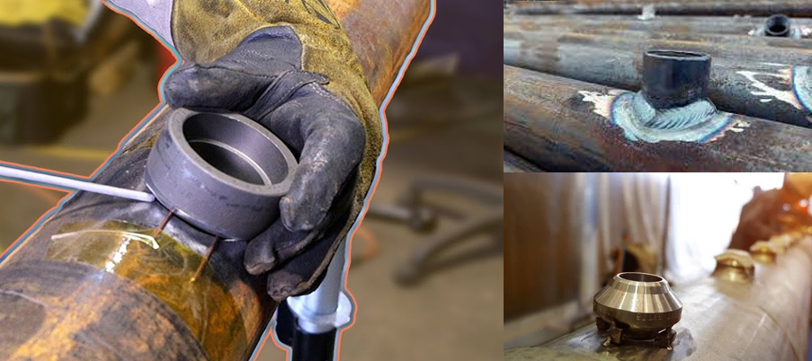 Weldolet Fitting Weld of the Pipe with Gas Tungsten Arc Welding Method