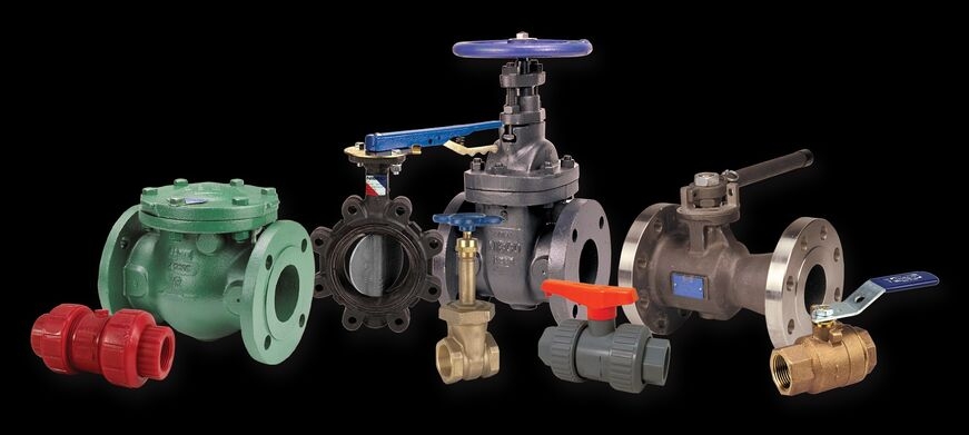 All types of Valves