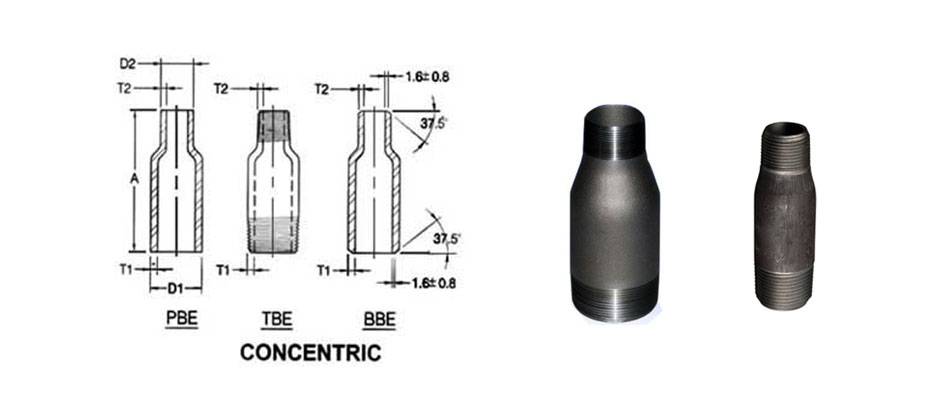 Concentric Swage Nipple Dimensions