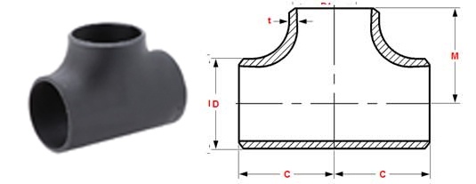 CS Equal Tee Dimensions