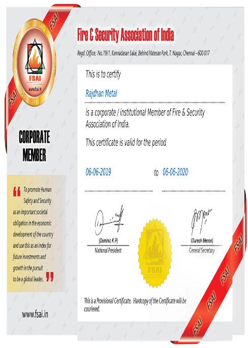 Fsai Certificate