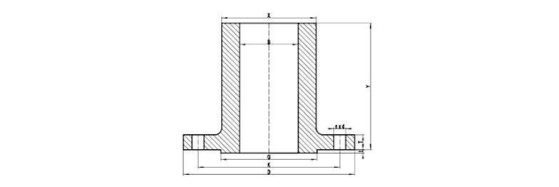 Carbon Steel Long Weld Neck Flange Dimensions