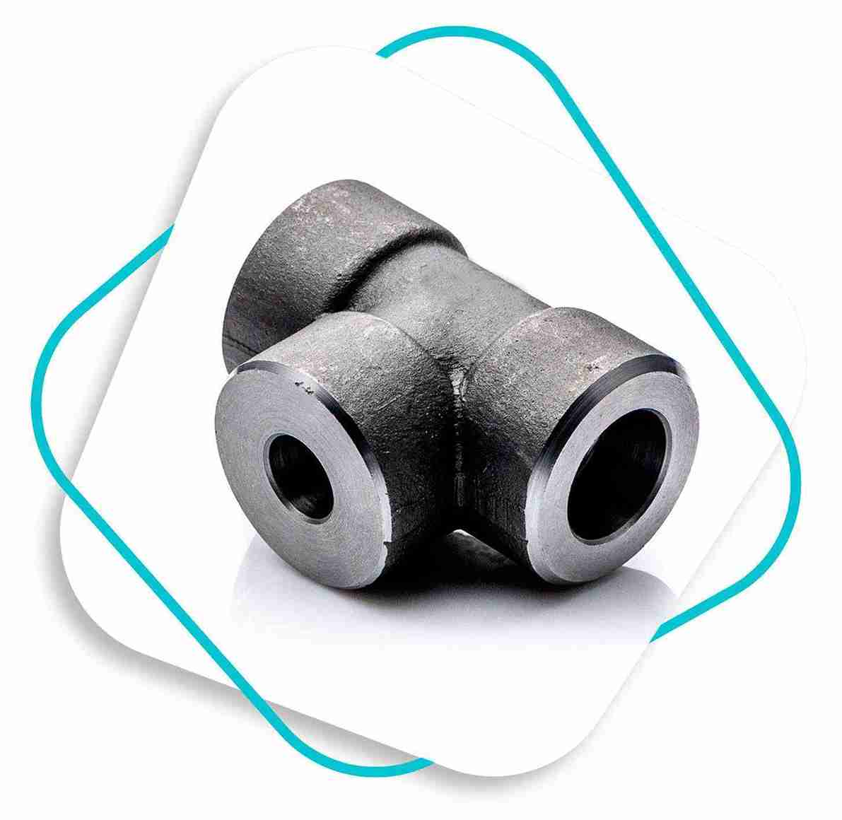 ASME B16.11 Socket weld Unequal Tee
