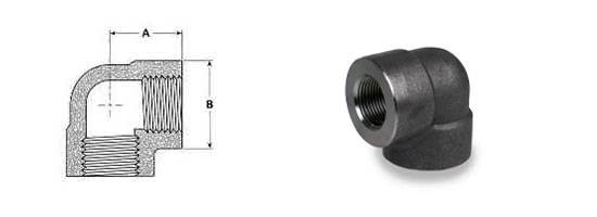 Threaded Elbow Dimensions