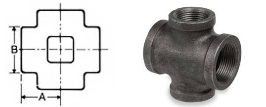ASME B16.11 Threaded Reducing Cross Weight
